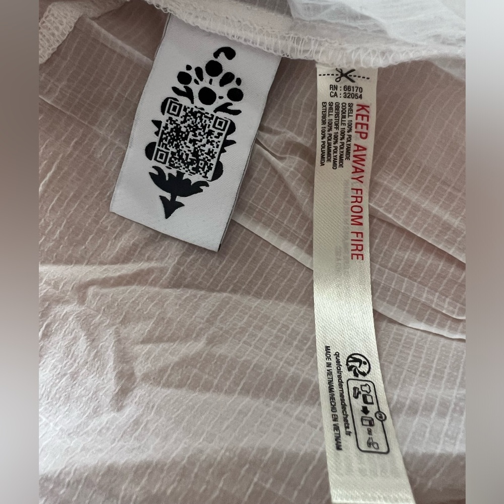 FP Movement Packable Windbreaker Jacket White XS … - image 10